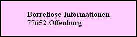 Borreliose Informationen
77652 Offenburg